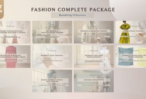 Kursus Online Fashion Design by Alkhansas_Complete Package