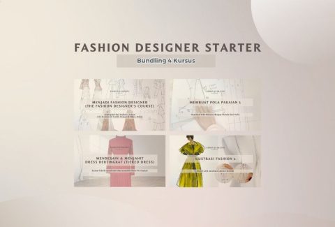 Kursus Online Fashion Design by Alkhansas_Fashion Designer Starter