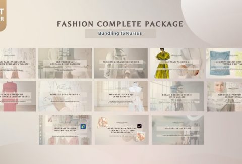 Kursus Fashion Design Online Terlengkap by Alkhansas