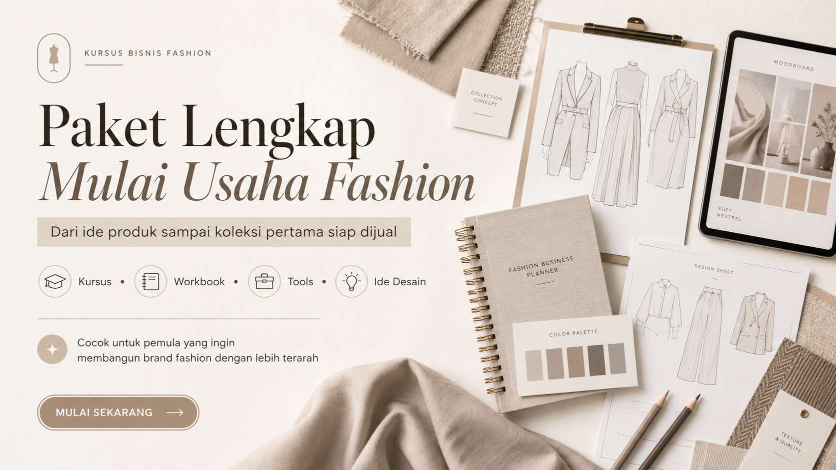 Paket Lengkap Mulai Usaha Fashion